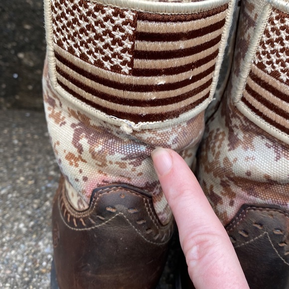 ARIAT Women’s Round Up Patriot Western Boot 8.5 - Picture 9 of 13